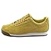 PUMA Roma Emboss Zig Zag Women Round Toe Leather Yellow Sneakers