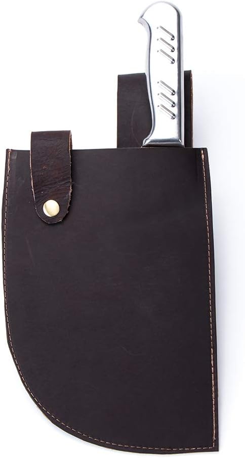 Heavy Duty Chef Knife Leather Sheath, Chef Knife Guard, Knife Tool Holsters, Knives Blade Edge Protectors Can Accommodate Length 20cm Width 14cm Knives