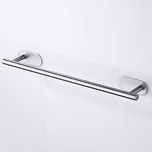 Toallero autoadhesivo de 50 cm / 19.68 pulgadas, toallero de ...