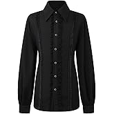 Apocrypha Mens Pirate Shirt Victorian Renaissance Steampunk Vampire Tops Medieval Costume