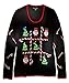 Blizzard Bay Women's Plus-Size, Long Sleeve, Tic-Tac-Toe Board Led Light-Up Ugly Christmas Sweater