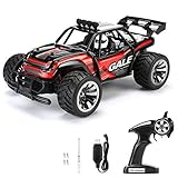 RC Car Remote Control Cars TOQIBO Electric Racing Car Off Road 1/16 Scale 2.4Ghz 50M 2WD High Speed Desert Buggy Vehicle Radio Controlled Monster Truck Rock Crawler Toy Car With 4 More Lock Catch