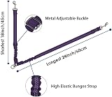 Kelivi Double Dog Lead Coupler No Tangle 360° Swivel Purple view 4