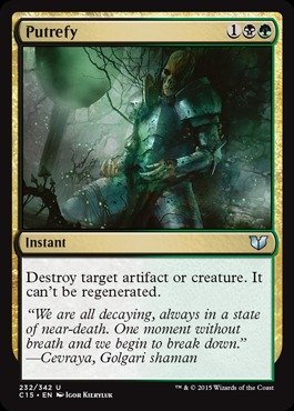 Magic The Gathering - Putrefy (232/342) - Commander 2015