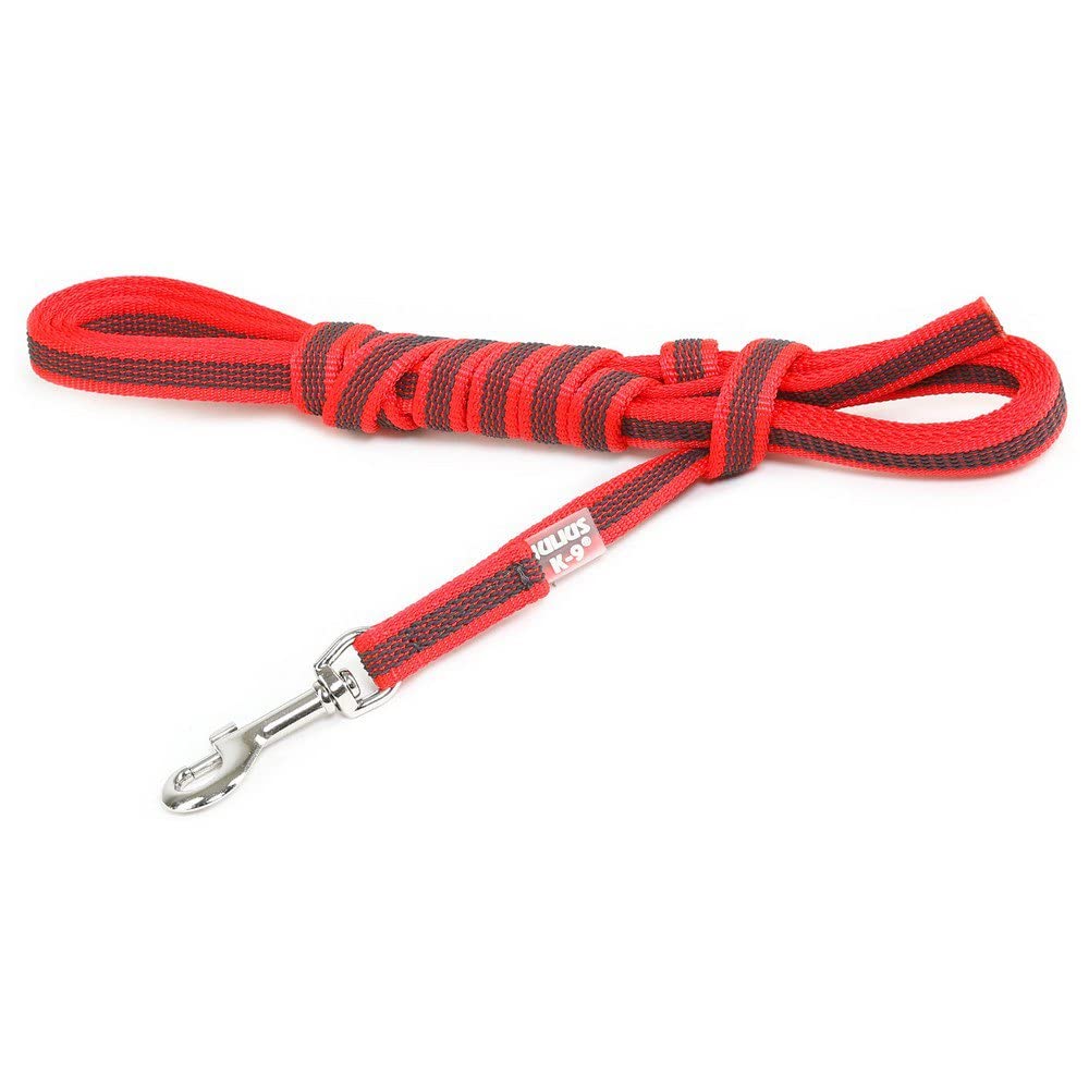 Color & Gray Super-Grip Leash with Handle, 14 mm x 5 m, Red-Gray