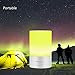 InnoBeta Meteor Rechargeable Portable LED Color Changing Mood Light with Travel Bag, Bedside Lamp with Dimmable Warm White Light + 256 RGB Lights, Outdoor Camping Lantern, Table Lamp, Baby Nightlight