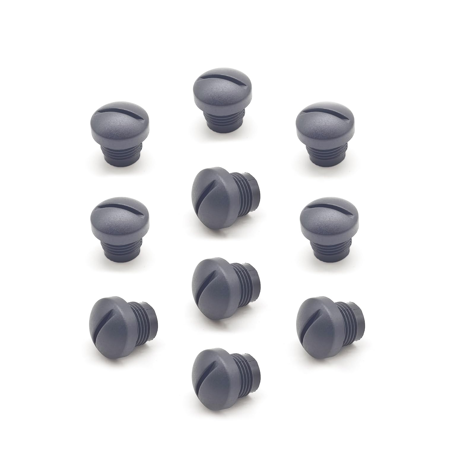 Photo 1 of 10 Pcs M12 Plastic Protective Cap, M12 Black Bolt Covers Screw Caps Assortment Kit for Panel-Mount Sockets