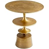 Cyan lighting 10093 Eros - 19.5 Inch Table, Aged Brass Finish