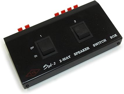 2 way speaker switch box