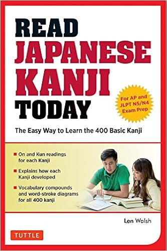 Amazon Com Read Japanese Kanji Today The Easy Way To Learn The 400 Basic Kanji Jlpt Levels N5 N4 And Ap Japanese Language Culture Exam 9784805314326 Walsh Len Books