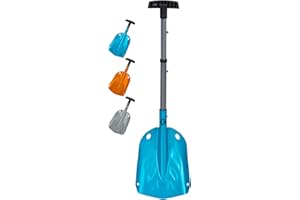 G2 GO2GETHER G2 Backcountry Lightweight Telescopic Avalanche Snow Shovel, Storage Down to 13 inch, Durable Aluminum Alloy Material, ABS Anti-Slip Proof Handle, Compact Storage Size (Blue)
