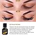 Glossiva Extra Strength Eyelash Extension Glue - Black Adhesive/for Semi-Permanent Extensions - Long Lasting, Strong Hold (5ml)
