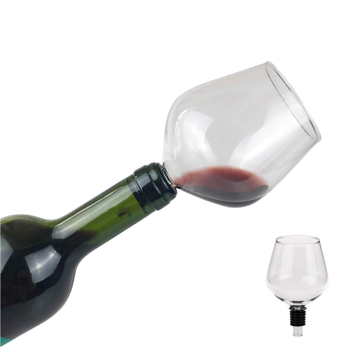 Eflying Lion Wine Glass Bottle Stopper Novelty,Drink Straightly from Bottle,260ML