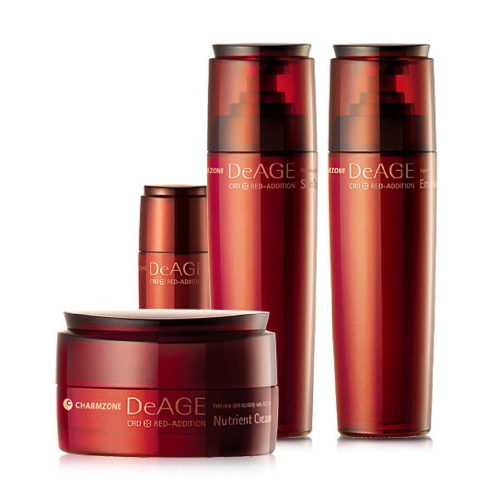 [Charmzone] De Age Red Addition Special Set - Skin Toner, Emulsion, Cream 3pcs Set
