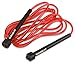 Garage Fit 9' Adjustable PVC Jump Rope for Cardio Fitness - Versatile vinyl jump rope for both kids and adults great jump rope for exercise (Red)