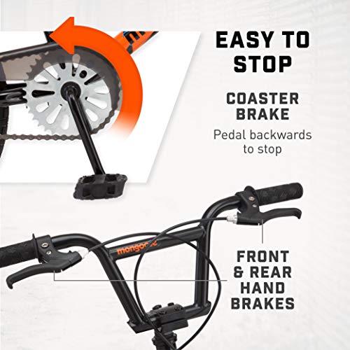 Mongoose Switch Kids BMX Bike, Boys and Girls Bicycle Ages 58 Years