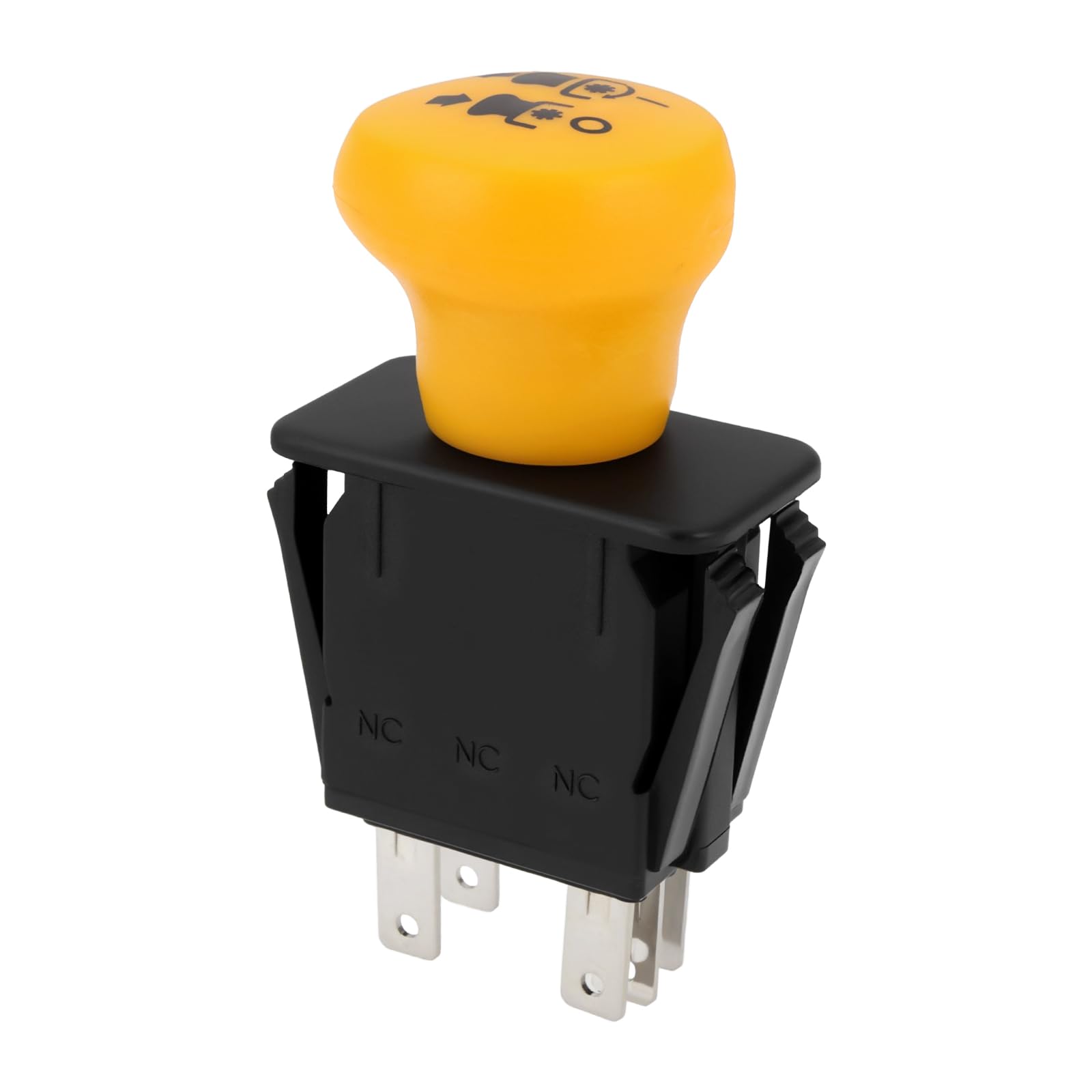 eMagTech PTO Switch 5 Pin Compatible with John Deere LX172 LX173 LX176 LX178 LX186 LX188 Compatible with Kubota HD45 HD75 AM118802, AM116235