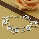 Laoonw New Useful Cute Nice Personality Women Silvering Fashion Jewelry Charm Pendant Bracelet