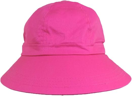 pink wide brim hat