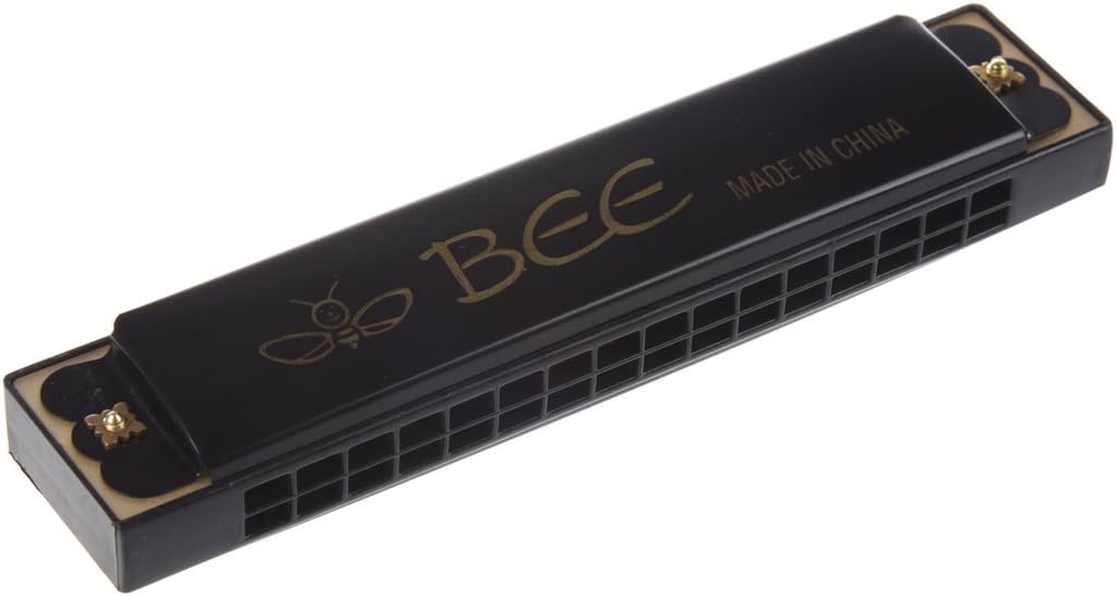 Andifany Kids Children Musical Instrument 32 Holes Metal Bee Harmonica