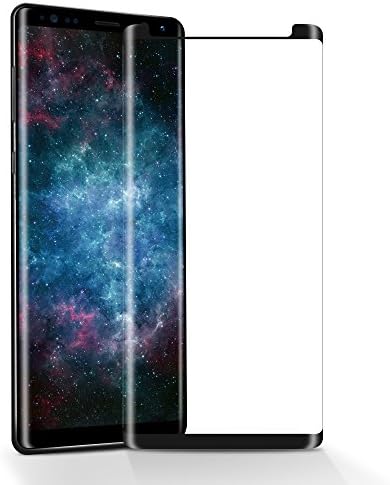 ONIPU for Samsung Galaxy Note 8 Screen Protector - Case Friendly, Anti Fingerprint, Anti Scratch, 99.9% HD 0.33mm 9H Tempered Glass Screen Protector for Samsung Galaxy Note 8 6.3''[Black]