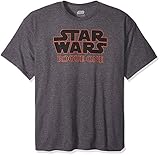 Star Wars Men's Rogue One Basic Logo Graphic T-Shirt, Charcoal Heather, 4XL