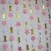 Mybbshower Pink Gold One and Star Garland (20 Feet Long) for Girls First Birthday Party Decoration Backdrop Photo Prop