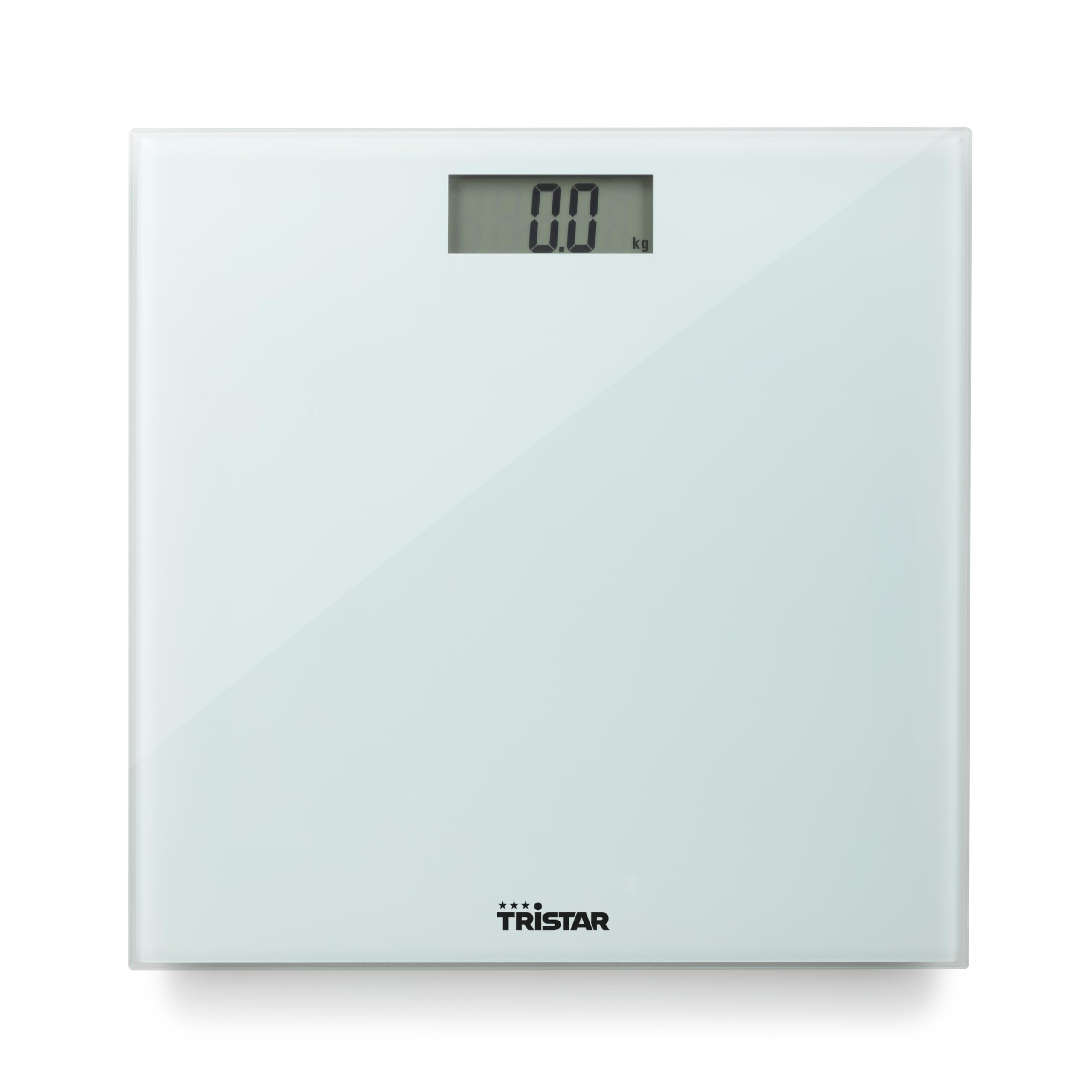 Tristar Glass Personal Scale, 150 kg Capacity, Choice of kg or Lb, White