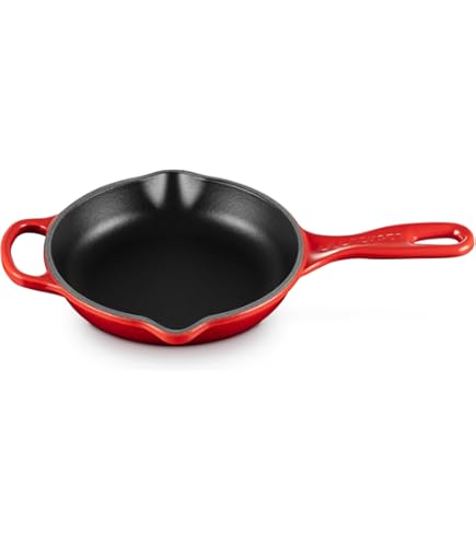 調理器具 LE CREUSET : SKILLET 16cm CHERRY RED Le Creuset Cast Iron Skillet - 9