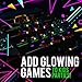 Glow in The Dark Tape - Blacklight Tape That Glows in UV - Color Coding Tape - UV Party Supplies [5 Rolls - 1/2