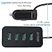 Car Charger, EVTECH [4 Ports, 24W/4.8A] Smart Multiple USB Vehicle Charger,(Universal Portable Rapid Travel Charger) with Extended 3.3ft Cable for All Smartphones, Tablets, GPS & Cellular Devices