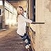 Perman Womens' Printed Stretchy Pants Skinny Leggings Pants (M, Blue)