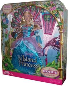 Amazon.com: Barbie (The Island Princess) Princess Rosella Peacock Doll Set: Toys & Games