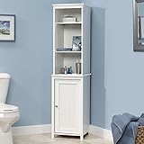 Sauder Caraway Linen Tower in Soft White ()