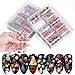 DAGEDA 2 Box of 20 Rolls Nail Art Stickers Nail Transfer Foil Wraps-Nail Art DIY Decoration Kit-Halloween Christmas Festival Nail Foil Sticker（Pumpkin, Bat, Spider,Snowman,Snowflake,Biscuit Man, Gift）