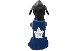 All Star Dogs NHL Unisex NHL Toronto Maple Leafs Dog Cheerleader Dress