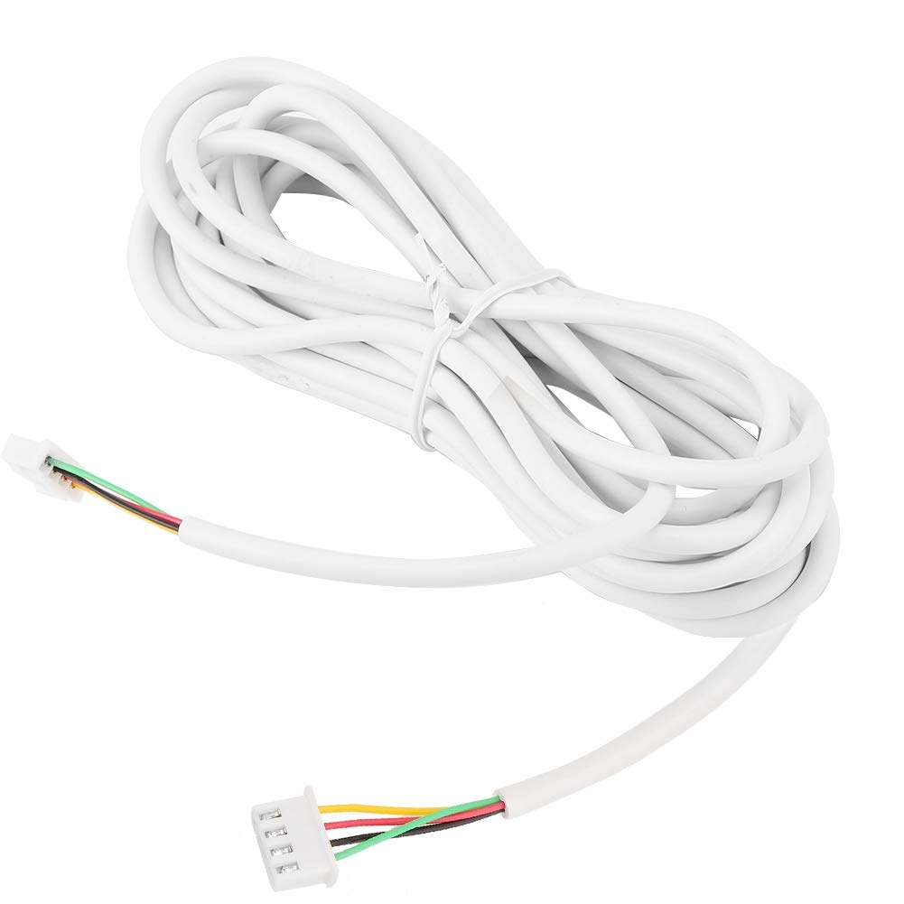 4-Core Round Flexible Copper Cable Fit for Video Doorbell Intercom System 10m 0.3mm²
