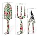 3 Piece Garden Hand Tool set, Gardening Kit Includes Trowel, Pruning Shear, Hand Fork for Garden Gifts (Garden Tool Set – Light Green)thumb 2