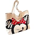 Cute Tote Bag gift bag Party favor, Canvas Tote Bag for Women, Reusable Canvas Tote Bag, Cute Tote Bags for Work Beach Travel with Zipper and Inner Pocket