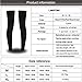 Anti Slip Full Length Compression Leg Sleeve Calf&Shin Splint Support Protect for Pain Relief &Recovery ,Single Black,L