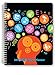 Dated Middle School or High School Student Planner for Academic Year 2019-2020 (Matrix Style - 7 - Subjects Cover) - Bonus Ruler/Bookmark and Planning Stickers