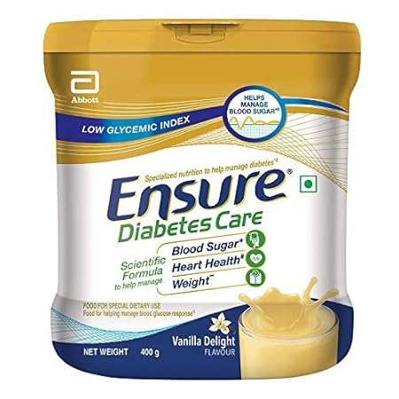 Ensure Diabetes Care Adult Nutrition Health Drink- 400g (Vanilla)