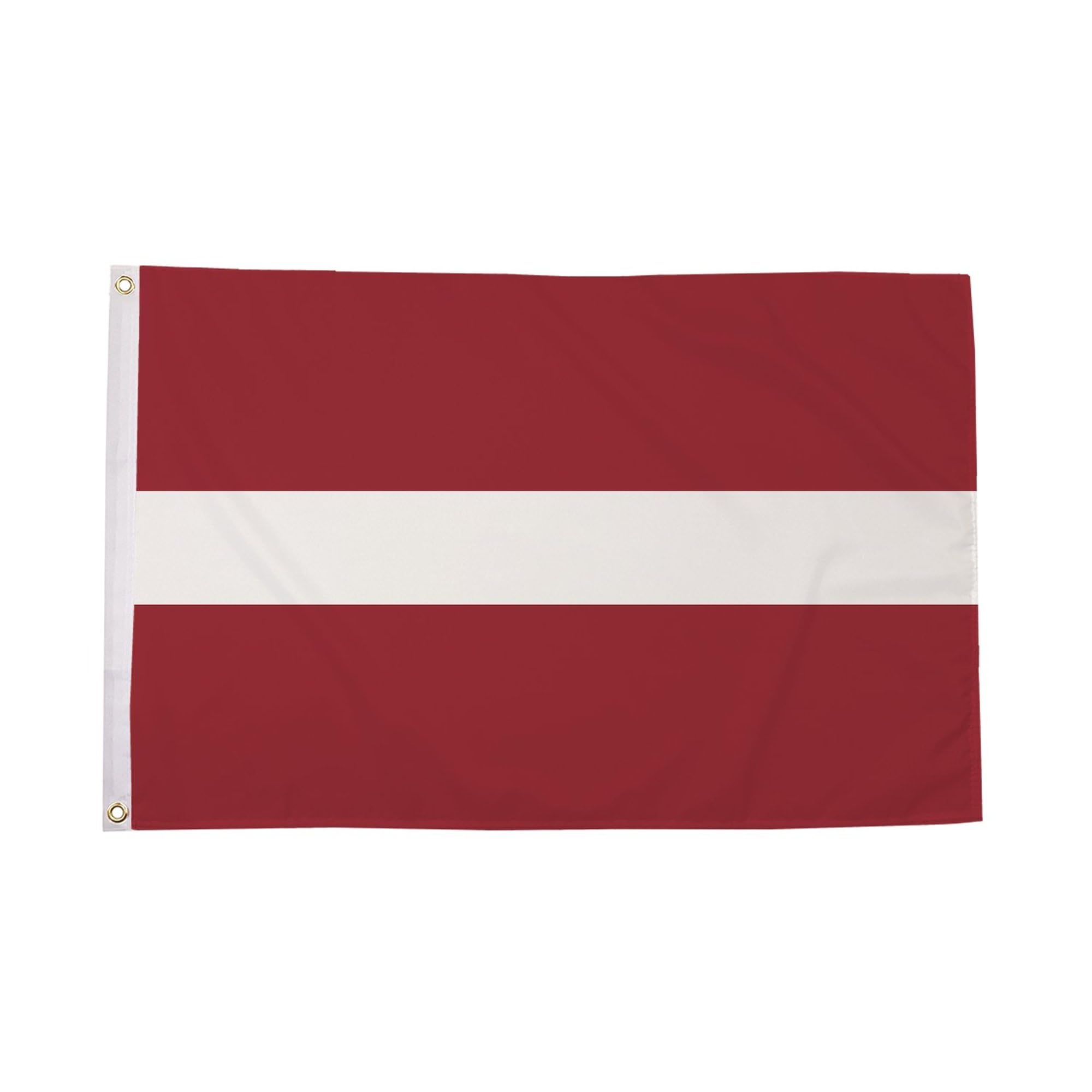 Flagtex Latvia Flag Small 3ft x 2ft (90cm x 60cm) - Latvian National Flag for Garden Display, Outdoor Polyester Flag, European Country Banner, Sports Events — image 1