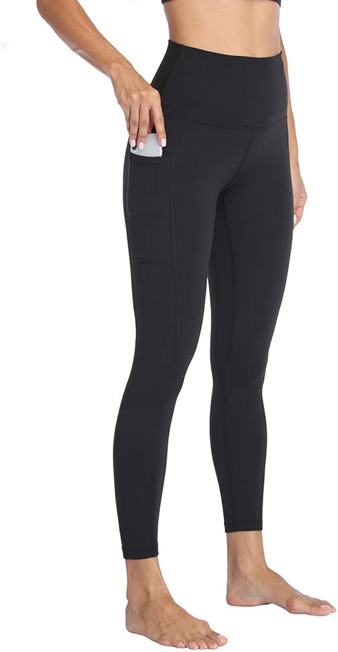 High Waisted Leggings Tummy Control Squat Proof Workout 4 Way Strench 2