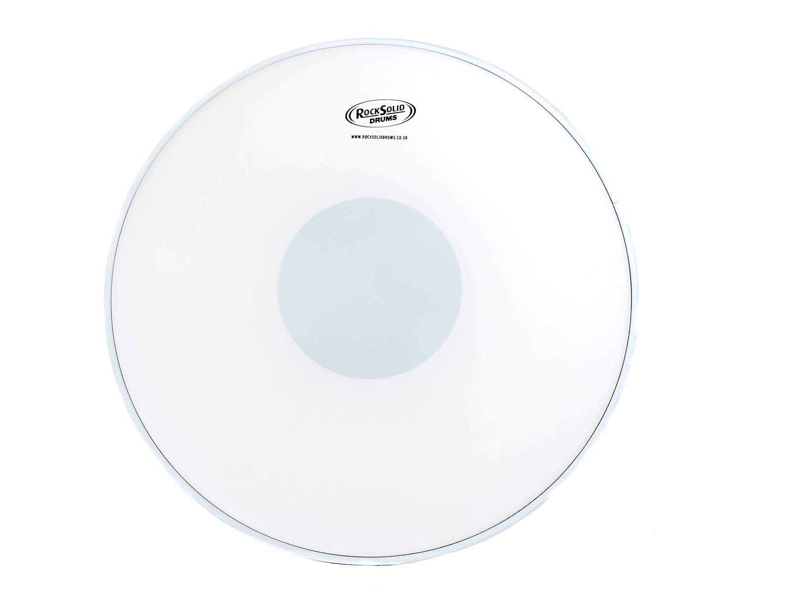 RockSolid White Coated Power Reverse Black Dot Snare Drum Head 13 Inch - Drum Snare Batter Skin
