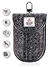 MONOJOY Key Fob Signal Blocking Faraday Bag RFID Key Fob Protector Key Fob Guard Bag Shielding Pouch Faraday Cage Keys for Car Key Fob Keyless Entry Remote (Tweed Signal Blocking Bag)