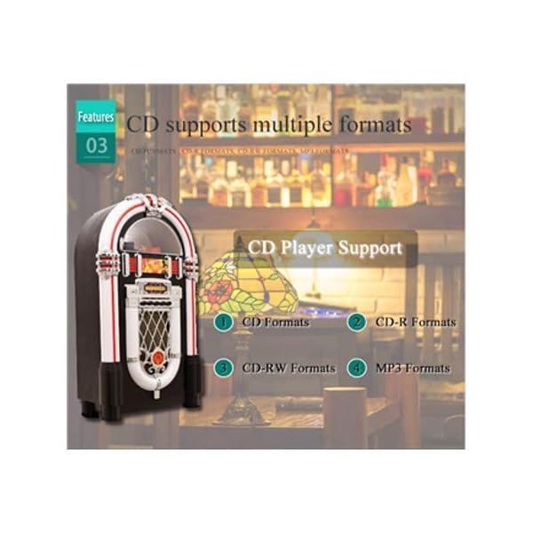 Jukebox  Rockola con Bluetooth y sistema de sonido - Imagen 7