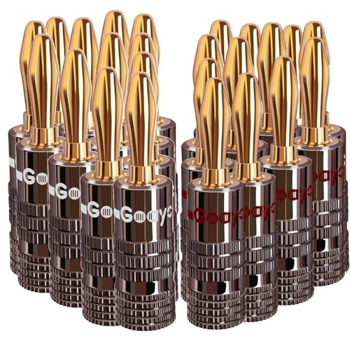 Goaycer Speaker Connector Banana Plugs