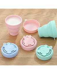 ViLoSa   Taza plegable de silicona para viaje, taz