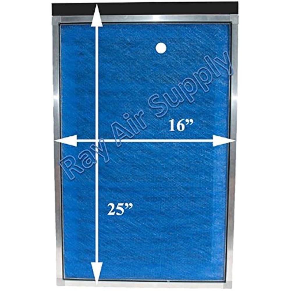 16x25 Dynamic Air Cleaner Replacement Filter Pads 16X25 Refills (3 Pack